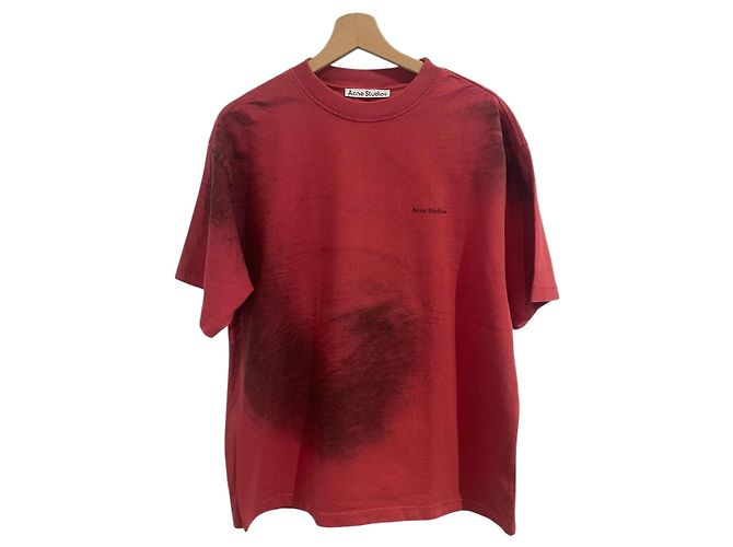 T-shirt Acne Studios vermelho T.XXS