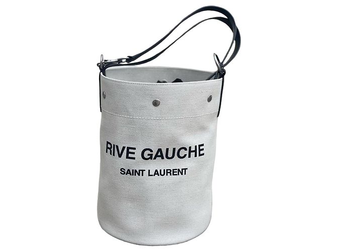 Autre Marque Bolso Saint Laurent Seau Rive Gauche Blanco