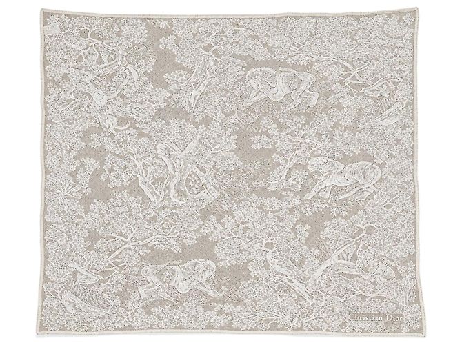 Foulard Dior pizzo bianco