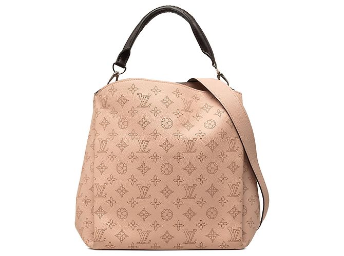 Bolsa Louis Vuitton Monogram Mahina Babylone PM Rosa