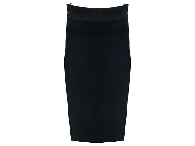 Saia midi Brunello Cucinelli em lã e viscose cinza escuro