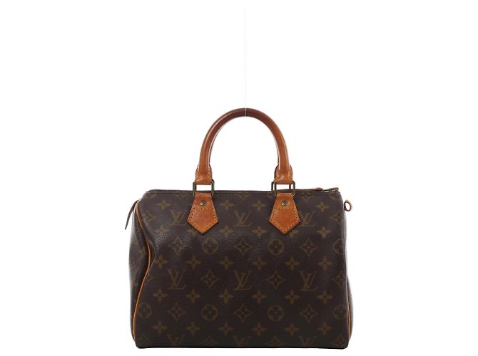 Bolsa de mão Louis Vuitton Speedy 25 Monogram em marrom M41528