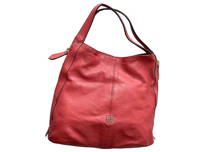 Givenchy Bolsa Hobo Nightingale em couro rosa