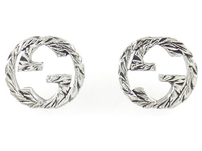 Gucci Interlocking G Stud Earrings
