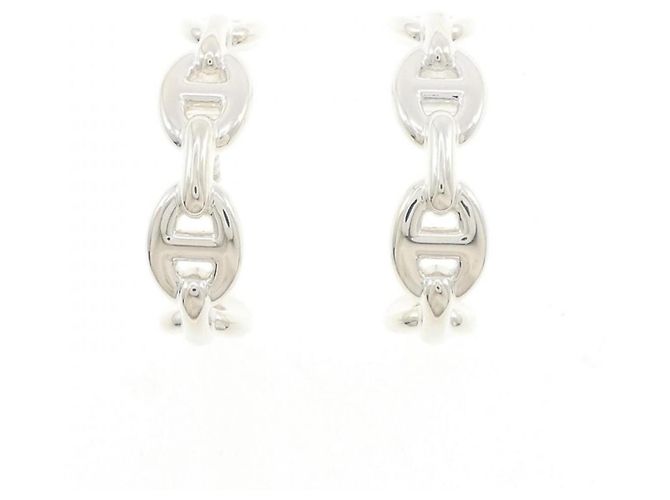 Hermès Pendientes de botón Hermes 925 Silver