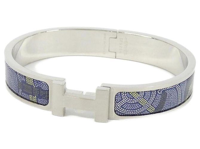 Hermès Pulseira Charm Click H Hermes EPERON D'OR Azul
