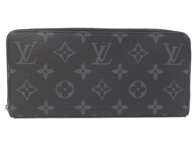 Louis Vuitton Monogram Eclipse Zippy Wallet Black