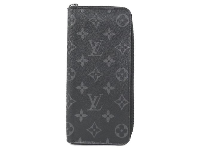 Louis Vuitton Monogram Eclipse Zippy Wallet Black