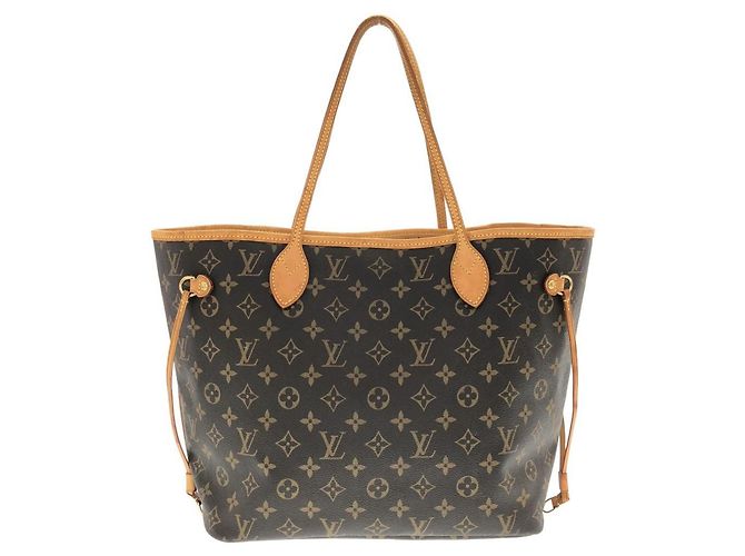 Bolso Louis Vuitton Monogram Neverfull MM Castaño