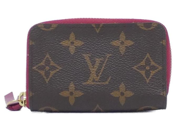 Louis Vuitton Monogram Multicart Visitenkartenetui Braun Fuschia