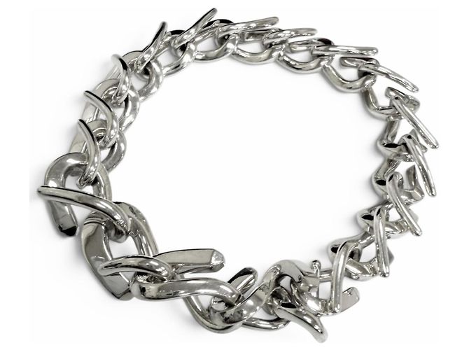 Autre Marque Tiffany & Co. Silver Charm Bracelet Silvery