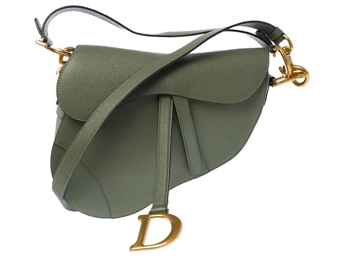Borsa DIOR Saddle in Pelle Verde - 103952