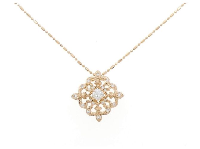 Autre Marque Collana in oro rosa Au750 e diamanti