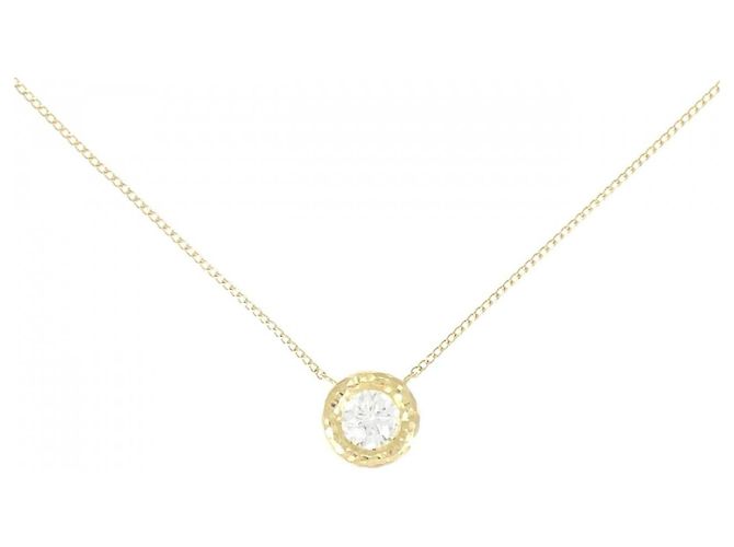 Autre Marque Collar de Diamantes Au750 Dorado