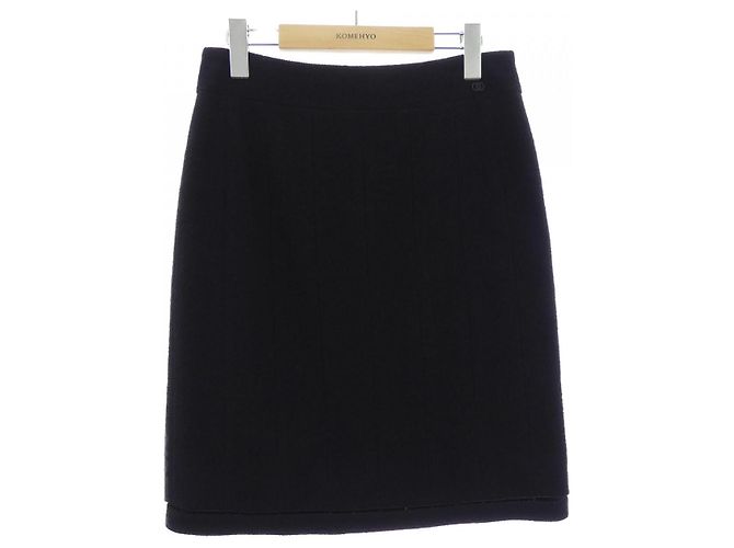 Gonna Vintage Chanel Nero