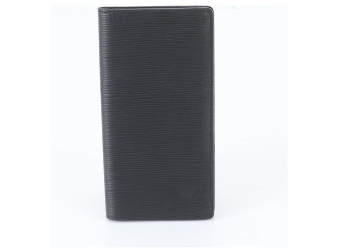 Louis Vuitton Epi Portefeuille Brazza Long Wallet Nero