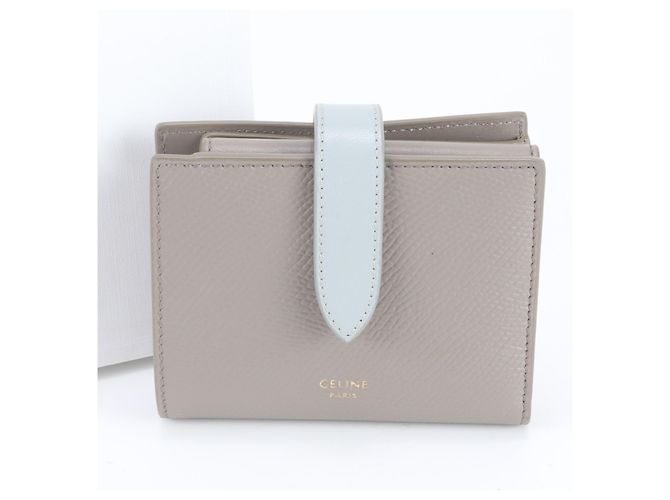Céline Celine Small Strap Wallet Marrom