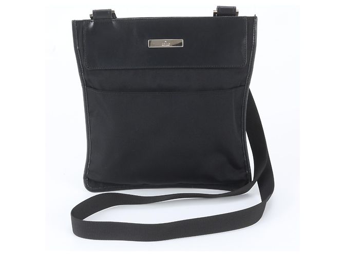 Borsa a tracolla tote in pelle Gucci Nero