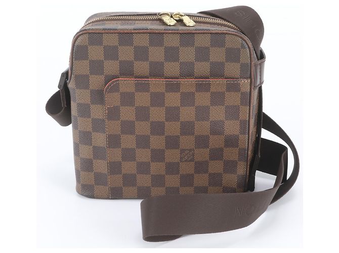 Sac Messenger Louis Vuitton Damier Olaf PM Damier ebène