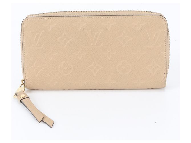 Louis Vuitton Monogram Empreinte Zippy Wallet in Dune