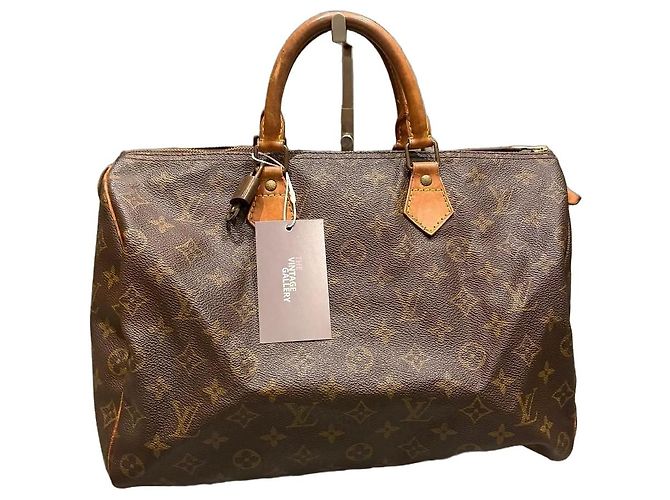 Borsa Louis Vuitton Speedy 35 Monogram Marrone Monogramma