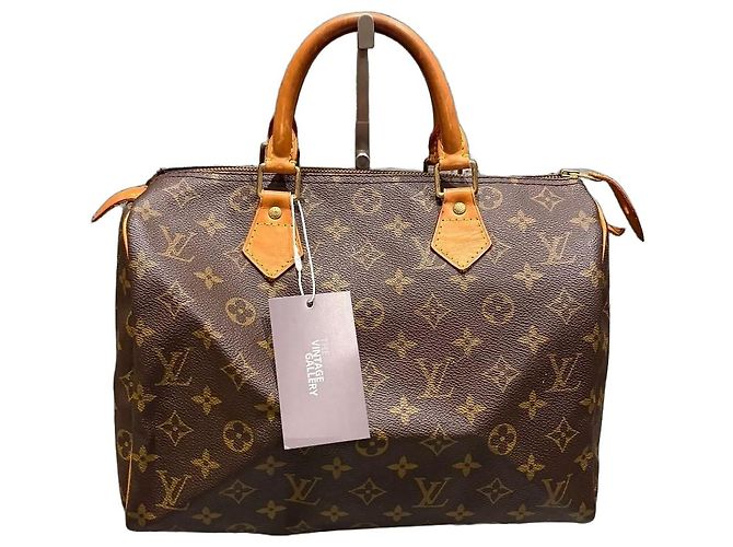 Louis Vuitton Speedy 30 Monogram Handtasche Braun Monogramm