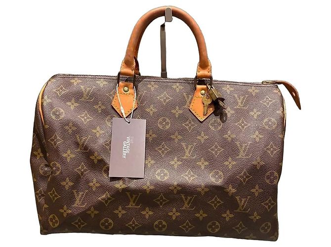 Bolsa Louis Vuitton Speedy 35 Monogram Marrom Monograma