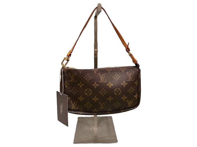 Louis Vuitton Pochette Accessoires Monogram Marrone Monogramma