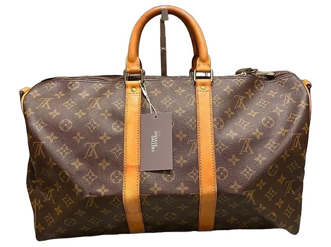 Louis Vuitton Keepall Bandoulière 45 Monogram Marrom Monograma