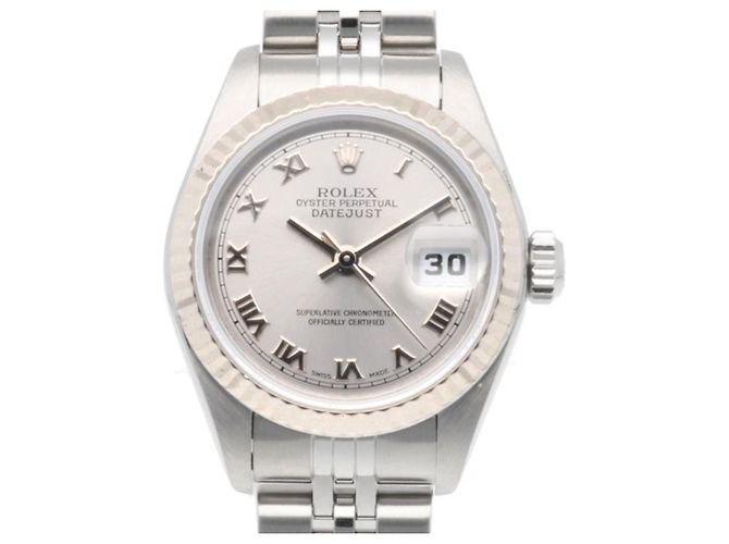 Rolex Armbanduhr für Damen aus Edelstahl