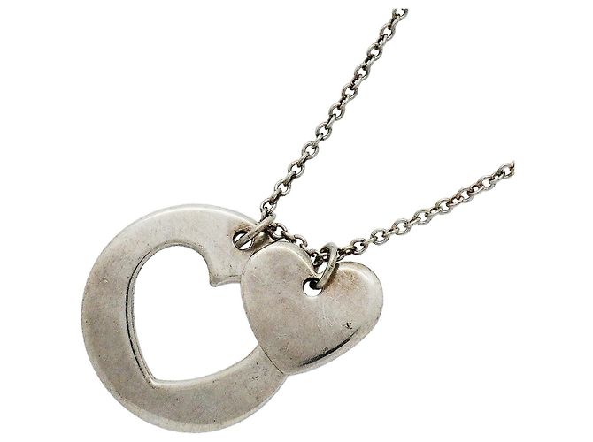 Autre Marque Tiffany & Co. Stencil Heart Halskette