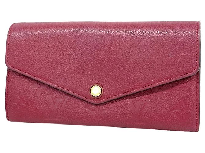 Louis Vuitton Monogram Empreinte Portefeuille Sarah Long Wallet Bordò