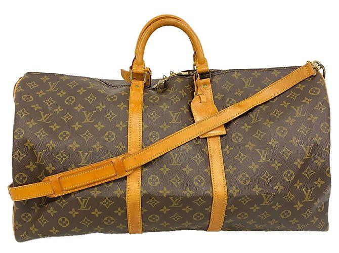 Keepall Bolsa Boston Louis Vuitton Castanha Marrom