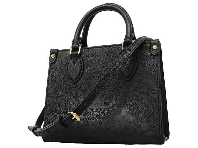 Sac à main Louis Vuitton Monogram Empreinte OnTheGo BB Noir