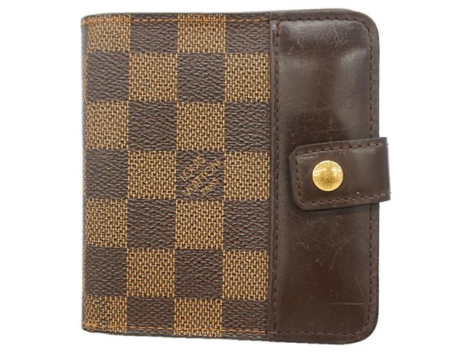 Cartera Compact Zip Louis Vuitton Damier Damier ebene