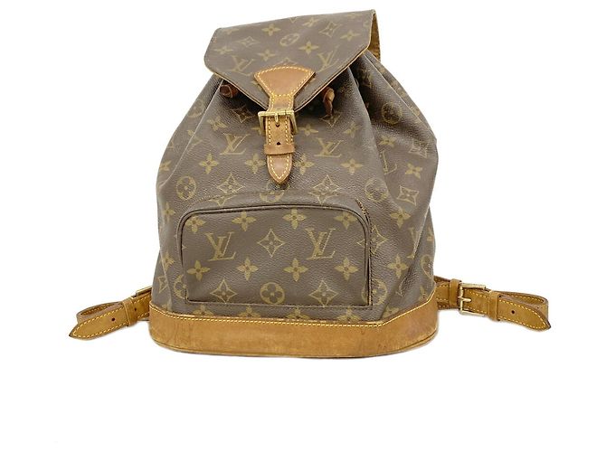 Mochila Louis Vuitton Monogram Montsouris MM Marrom
