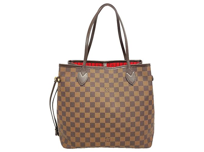 Bolso Tote Louis Vuitton Damier Neverfull MM Damier ebene