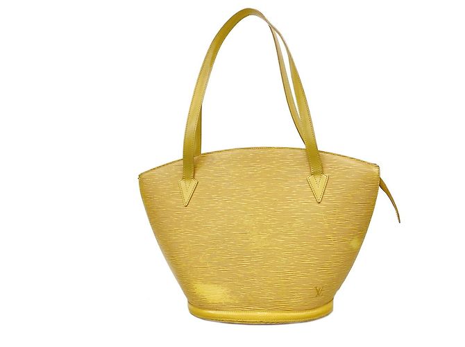 Borsa a tracolla Louis Vuitton Epi Saint Jacques Giallo