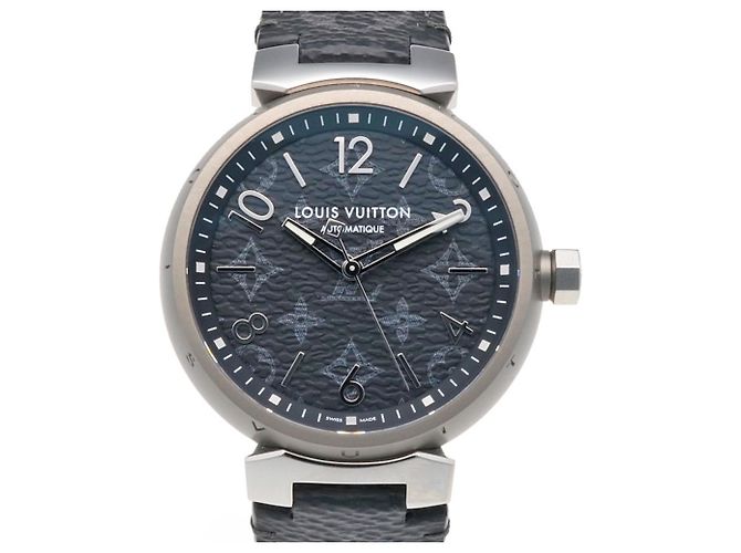 Louis Vuitton Tambour Monogram Eclipse Uhr