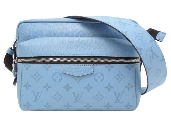 Borsa a tracolla Louis Vuitton Outdoor Messenger PM Blu chiaro