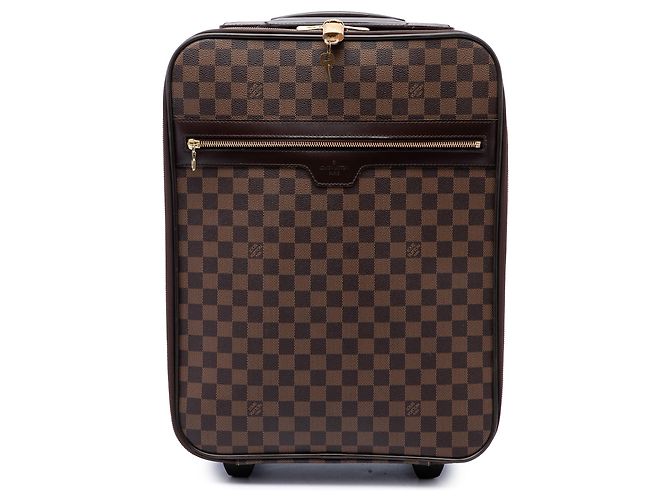 Louis Vuitton Brown Damier Ebene Pegase 45 Marrom