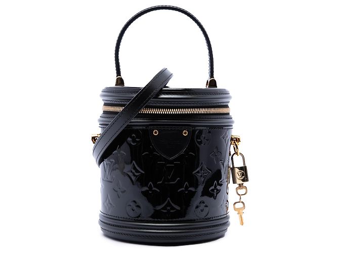 Louis Vuitton Black Monogram Vernis Cannes Noir