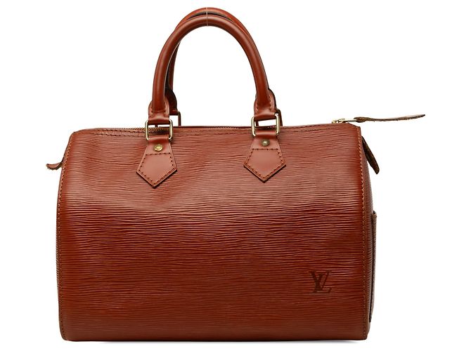 Louis Vuitton Brown Epi Speedy 25 Marron
