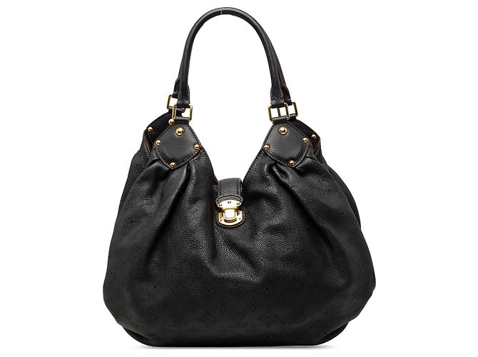 Louis Vuitton Black Monogram Mahina L Preto
