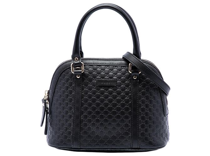 Borsa Dome Mini Microguccissima Gucci Nera Nero