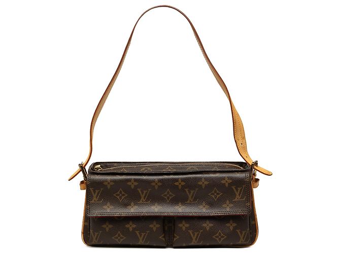 Louis Vuitton Brown Monogram Viva Cite MM Marrom