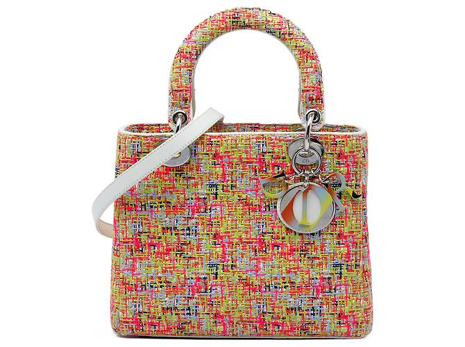 Dior Multi Medium Multicolor Tweed Lady Dior Multiple colors