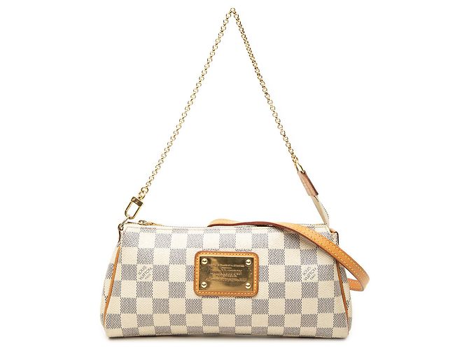 Louis Vuitton White Damier Azur Eva Bianco
