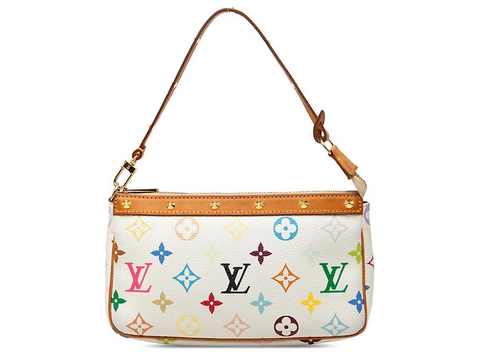 Louis Vuitton White Monogram Multicolore Pochette Accessoires
