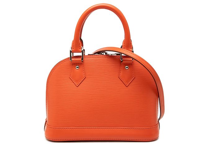 Louis Vuitton Orange Epi Alma BB Laranja